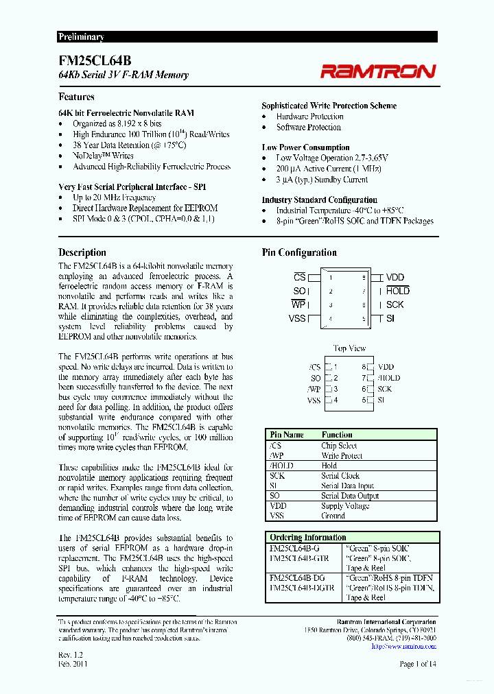 FM25CL64B_3099881.PDF Datasheet