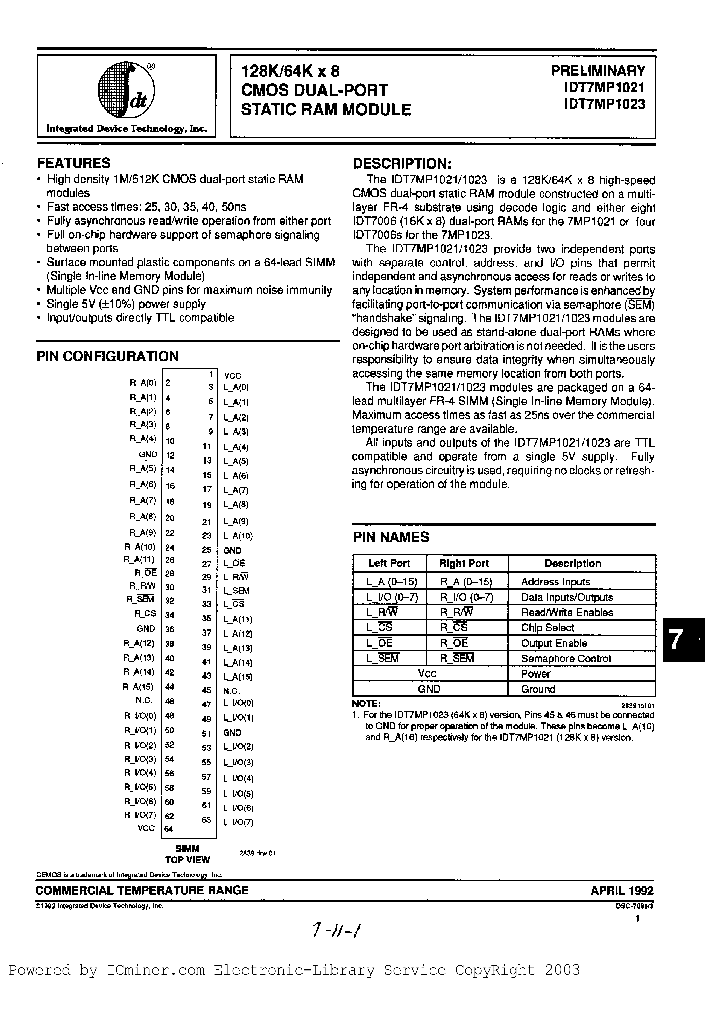 IDT7MP1023S65Z_3094561.PDF Datasheet