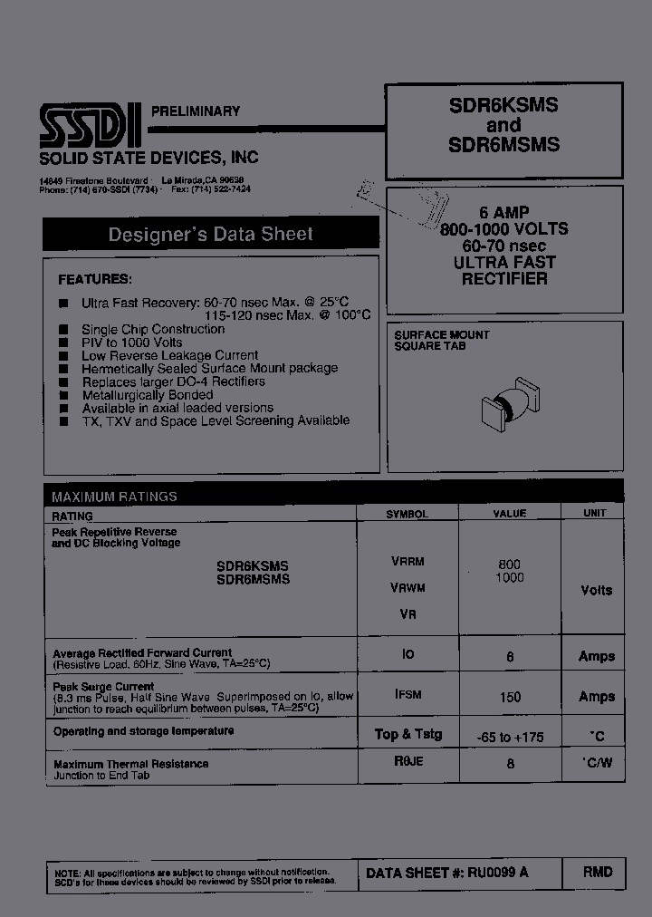 SDR6KSMS_3084026.PDF Datasheet