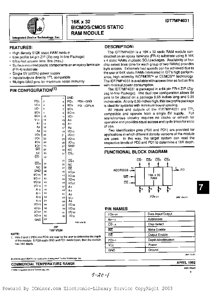 IDT7MP4031S25Z_3094569.PDF Datasheet
