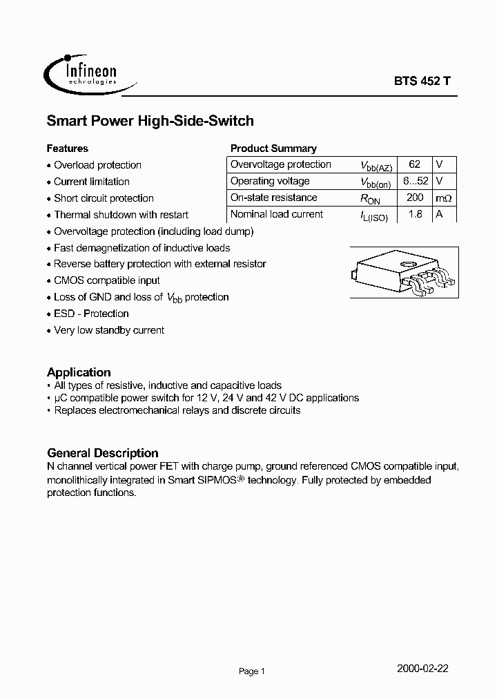 BTS452-T_3091204.PDF Datasheet