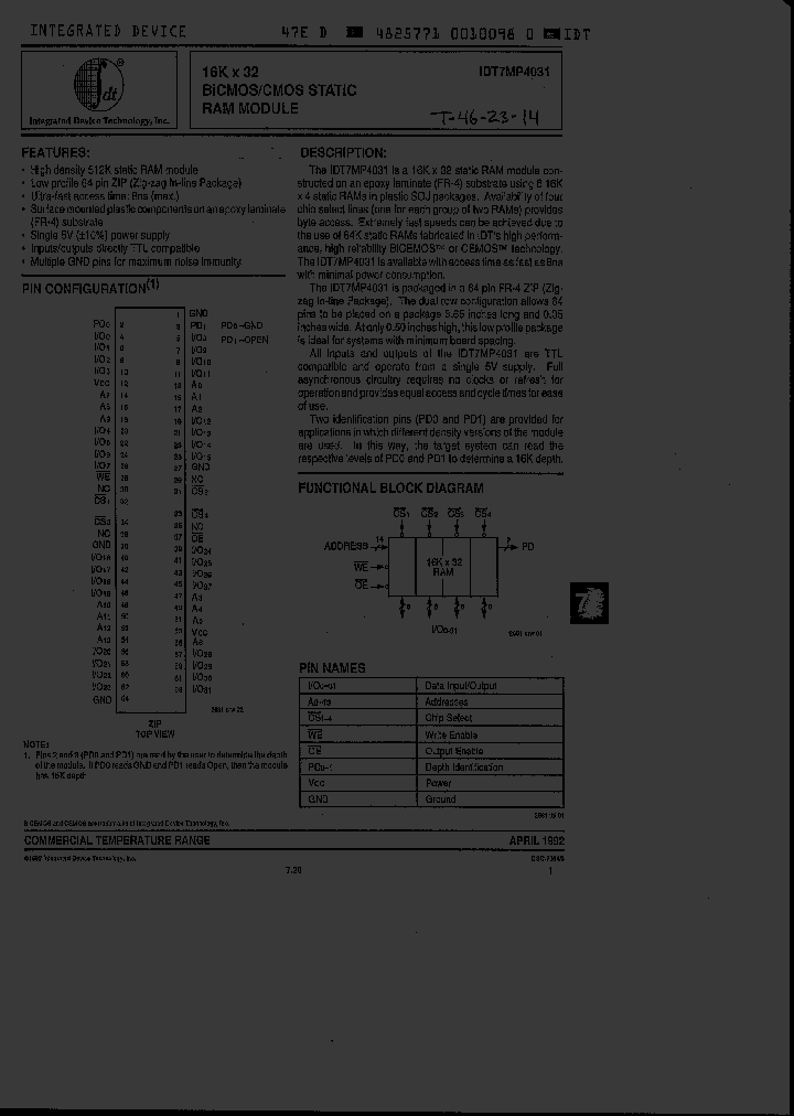 IDT7MP4031B15Z_3094568.PDF Datasheet