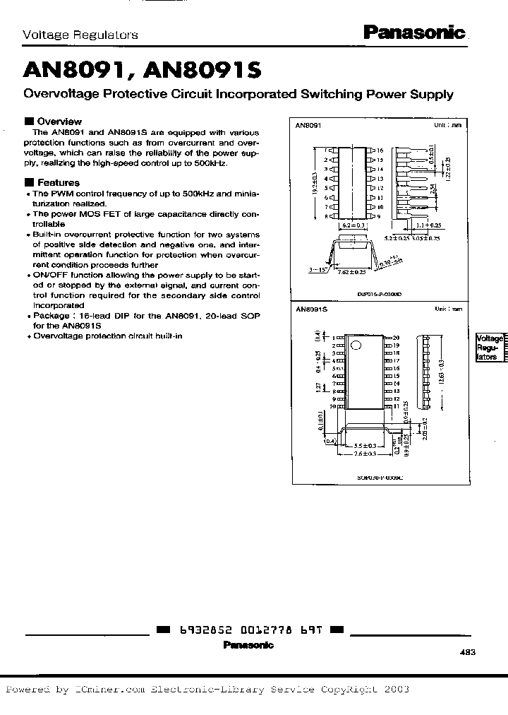 AN8091S_3100355.PDF Datasheet