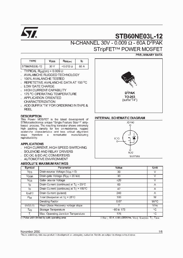 STB60NE03L-12T4_3085915.PDF Datasheet