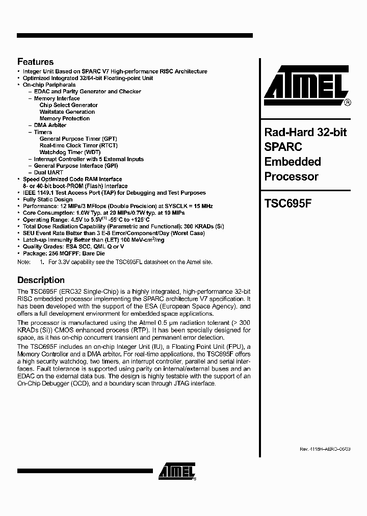 TSC695F-25SASB_3099223.PDF Datasheet