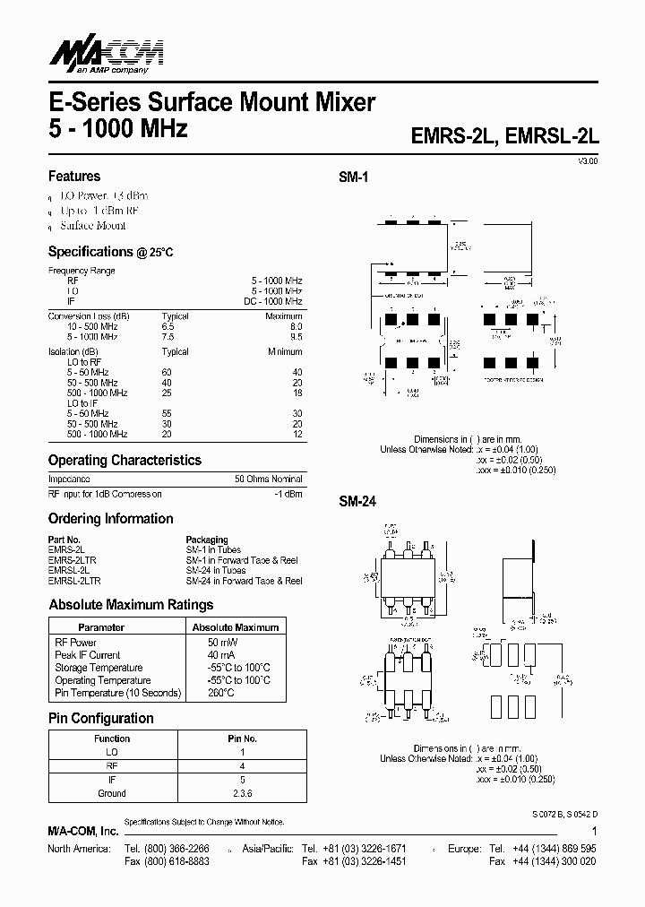EMRSL-2LTR_3100629.PDF Datasheet