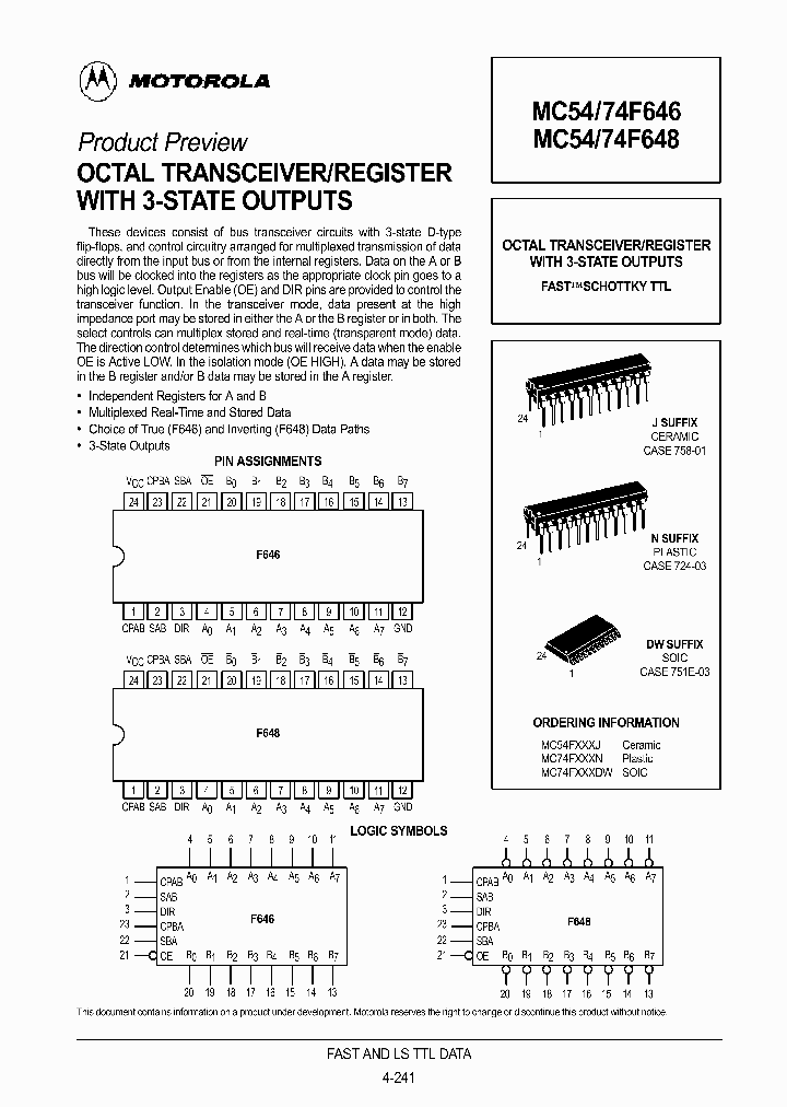 MC54F646J_3101032.PDF Datasheet