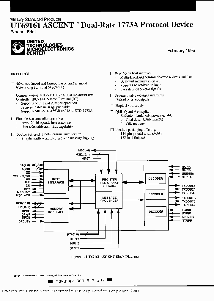 UT69161GQA_3102407.PDF Datasheet