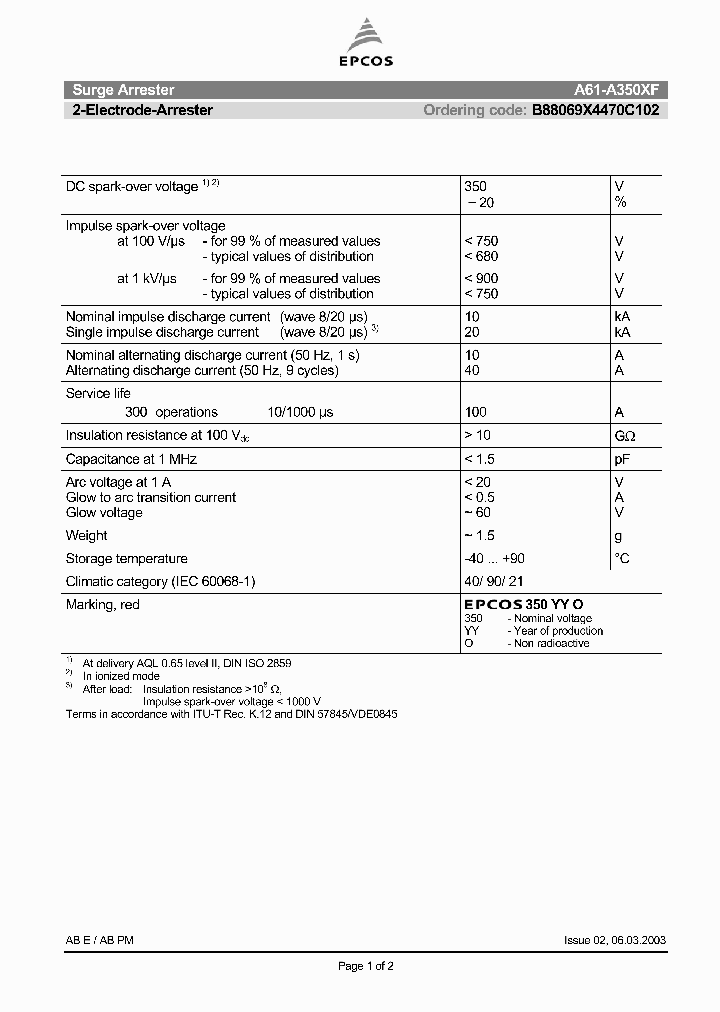 A61-A350XF1_3102256.PDF Datasheet