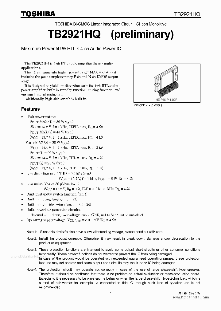 TB2921HQ_3105051.PDF Datasheet