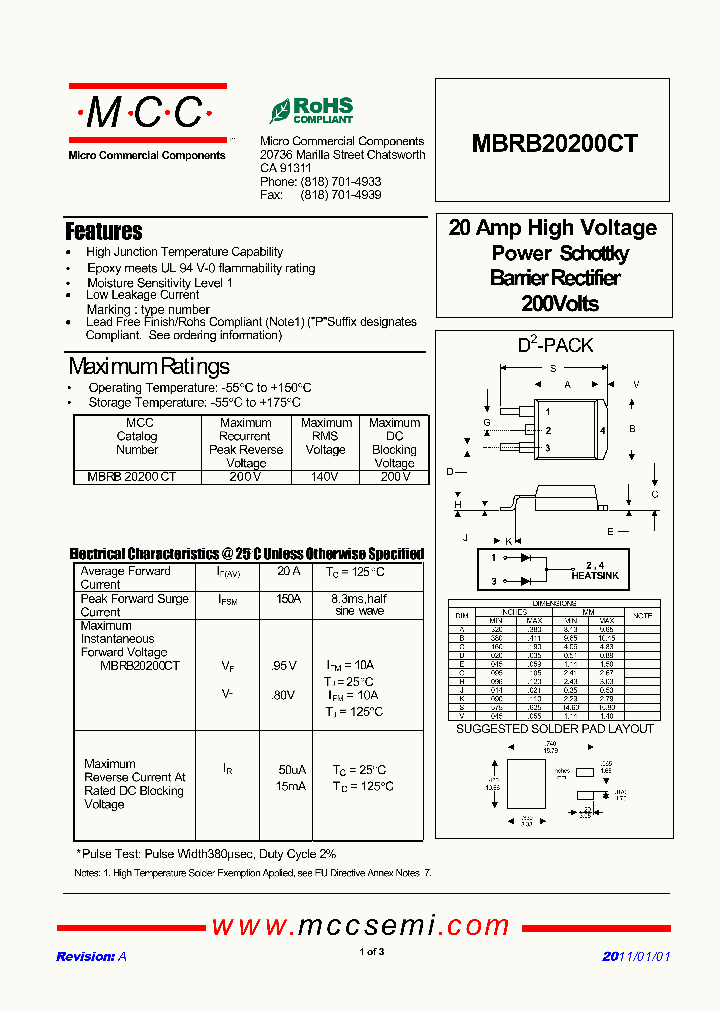 MBRB20200CT_3105121.PDF Datasheet
