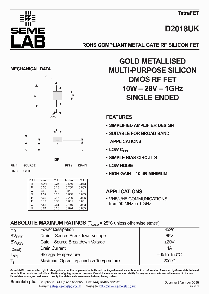 D2018UK_3106373.PDF Datasheet