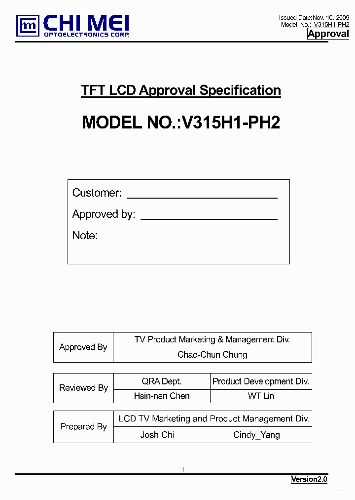 V315H1-PH2_3110066.PDF Datasheet