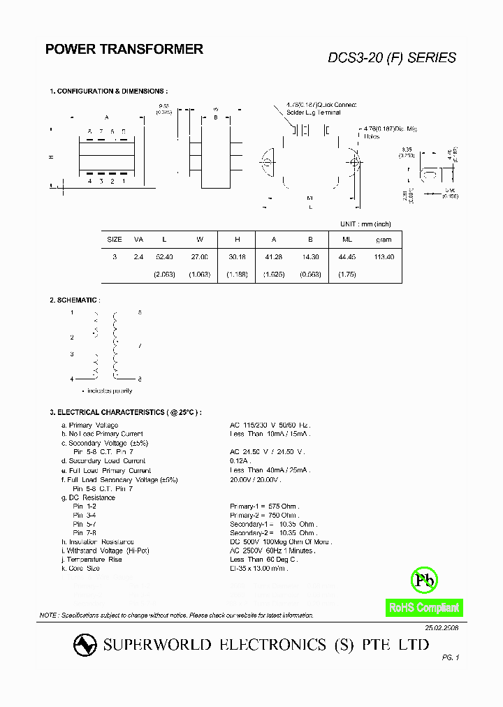 DCS3-20_3110453.PDF Datasheet