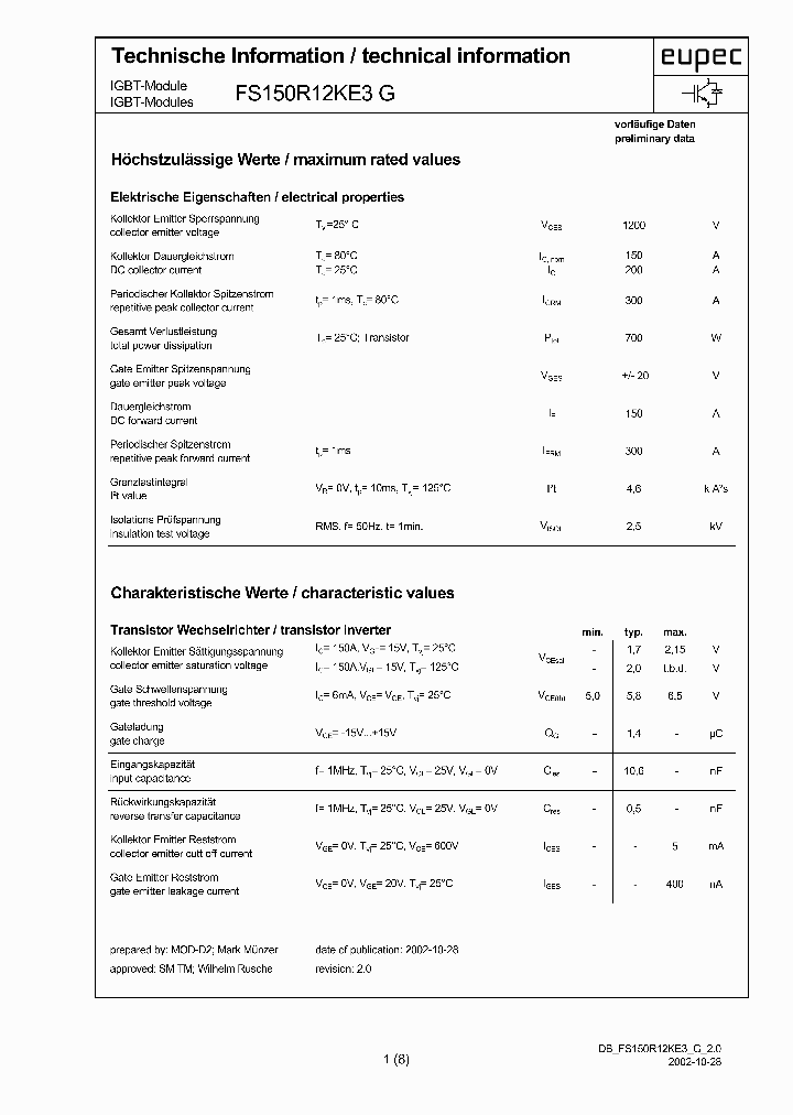 DBFS150R12KE3G20_3112161.PDF Datasheet