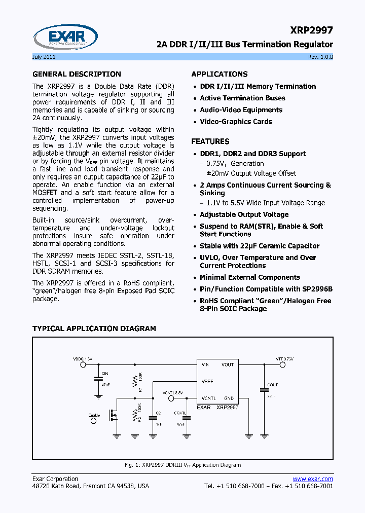 XRP2997_3111511.PDF Datasheet