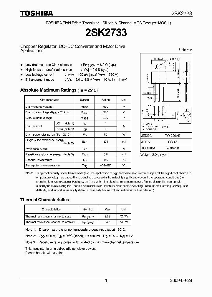 2SK273309_3114001.PDF Datasheet