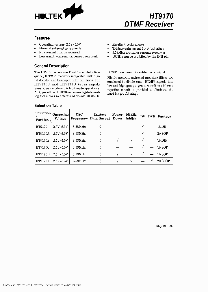 HT9170C_3114959.PDF Datasheet
