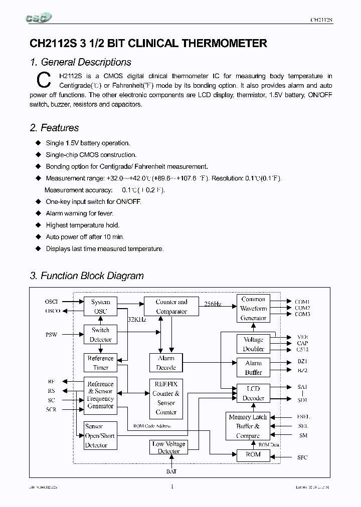 CH2112S_3115353.PDF Datasheet
