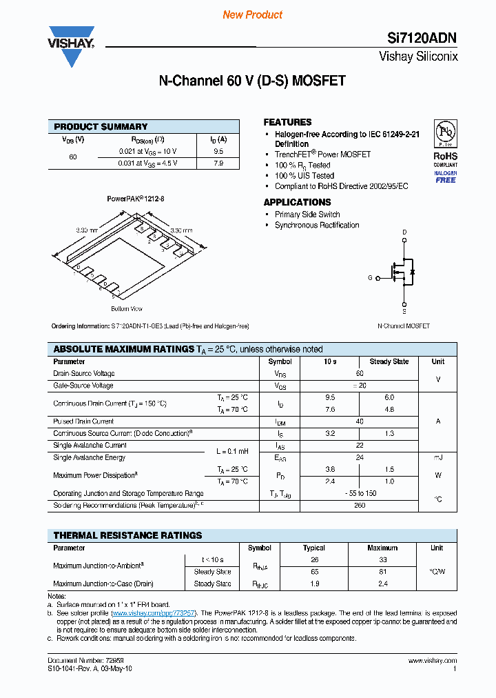 SI7120ADN-T1-GE3_3115212.PDF Datasheet