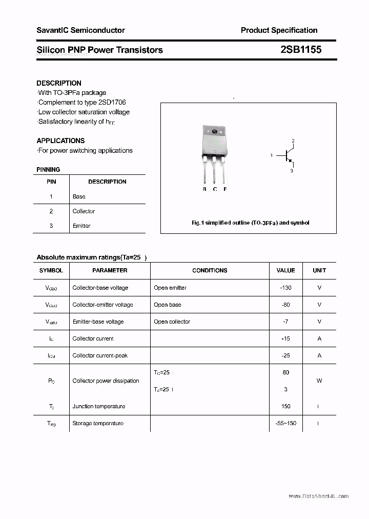2SB1155_3116577.PDF Datasheet