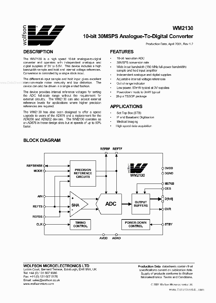 WM2130_3117074.PDF Datasheet