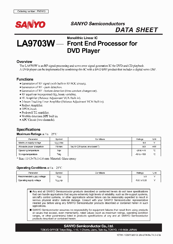 LA9703W_3118182.PDF Datasheet