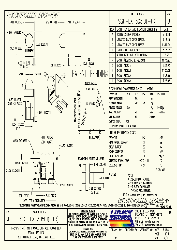 SSF-LXH305ID-TR_3118980.PDF Datasheet