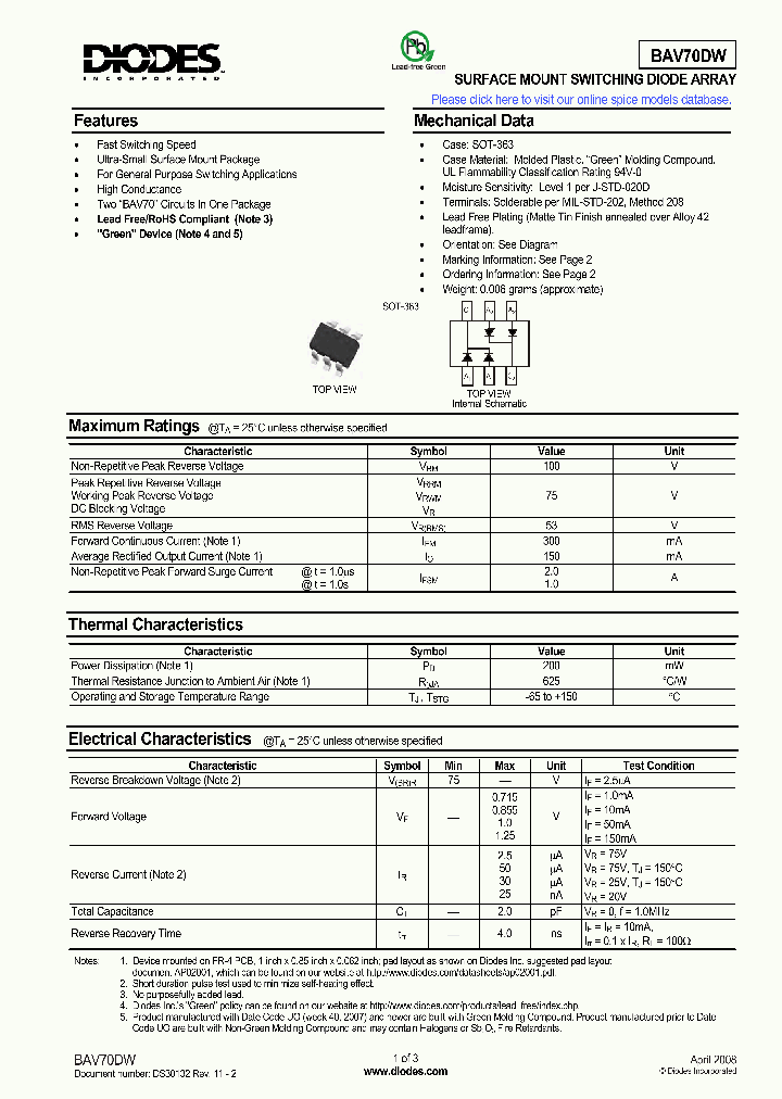 BAV70DW-7-F_3119231.PDF Datasheet