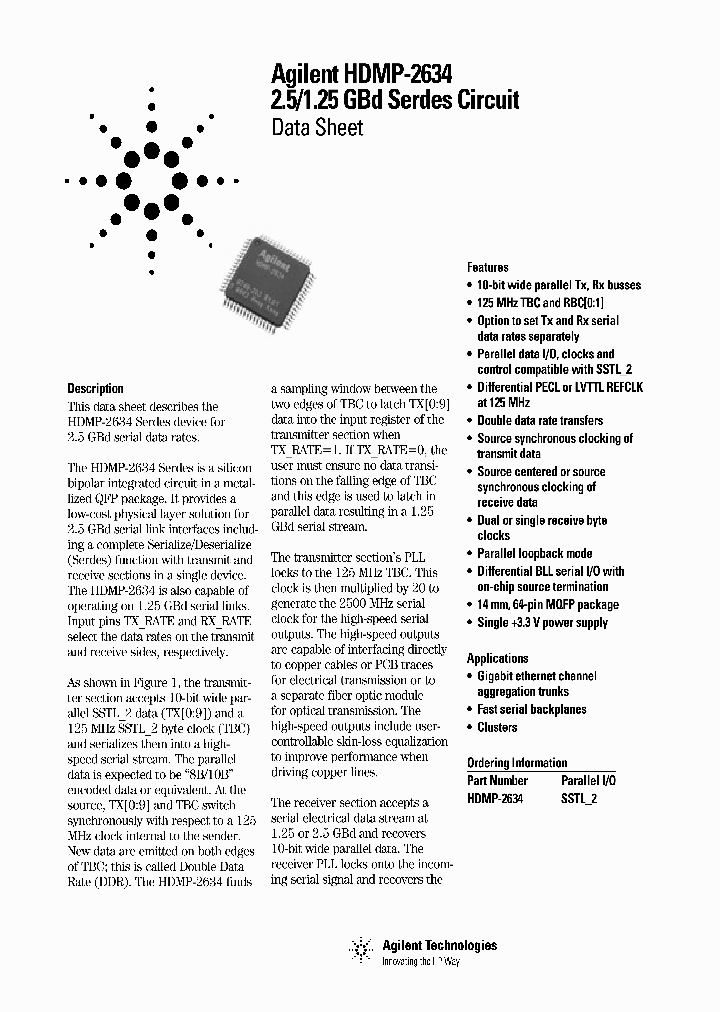 HDMP-2634_3119248.PDF Datasheet