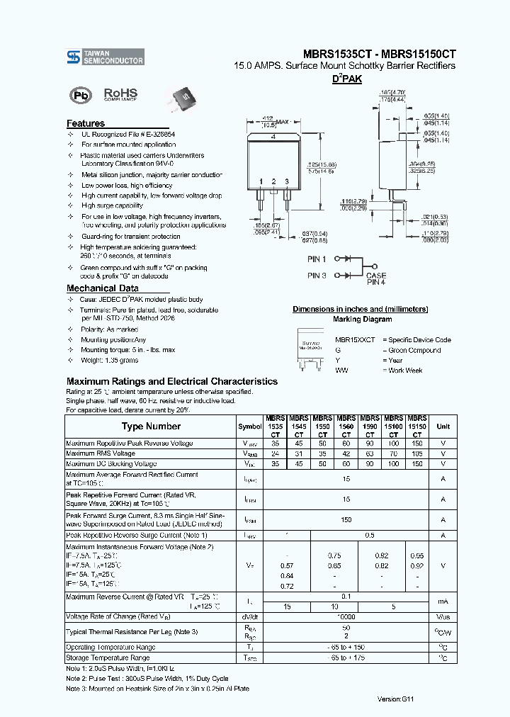 MBRS1535CT11_3119615.PDF Datasheet