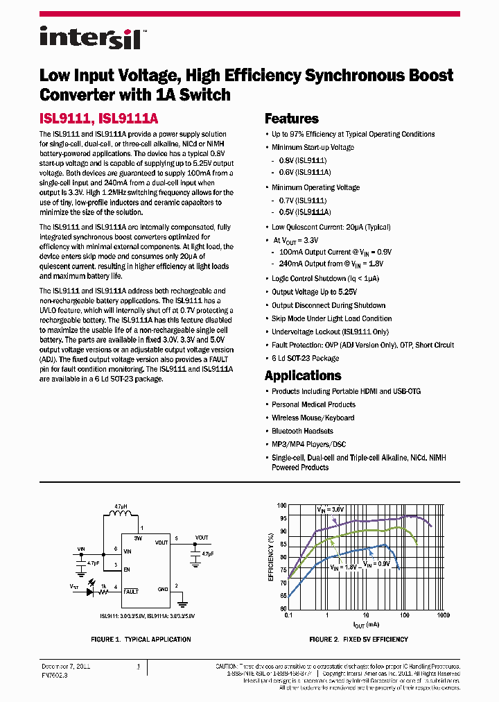 ISL9111H50ZEVAL1Z_3120115.PDF Datasheet