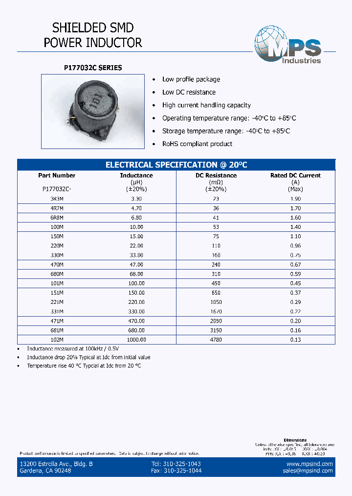 P177032C_3120425.PDF Datasheet