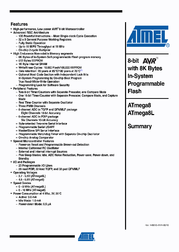 ATMEGA8L_3121341.PDF Datasheet