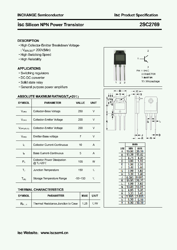 2SC2769_3121632.PDF Datasheet