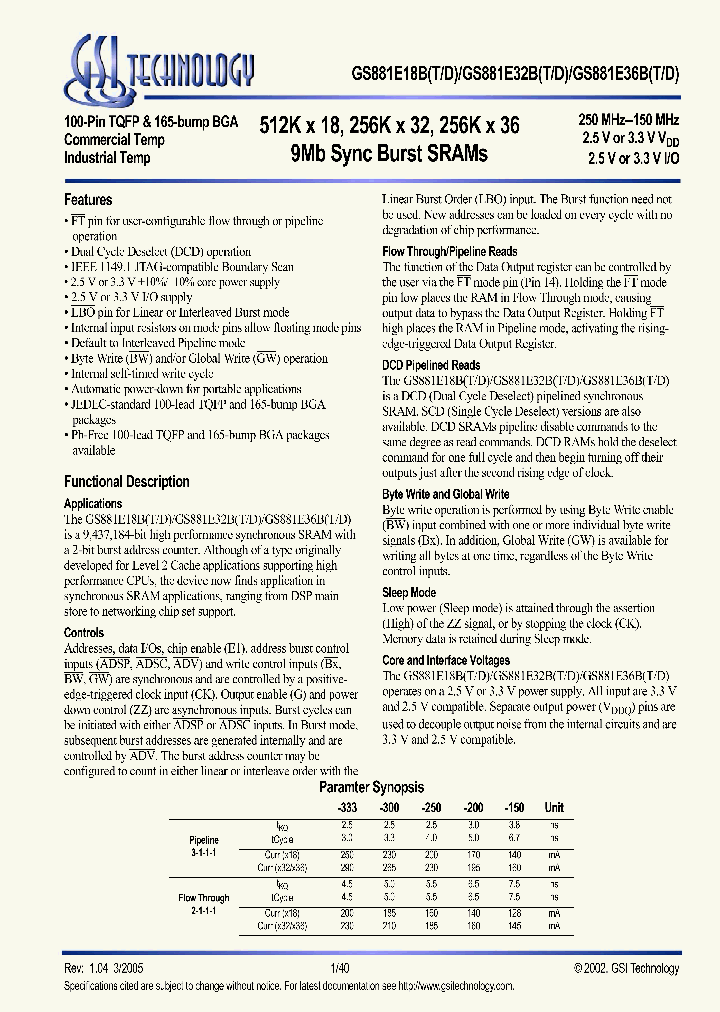 GS881E18BD-150I_3123242.PDF Datasheet