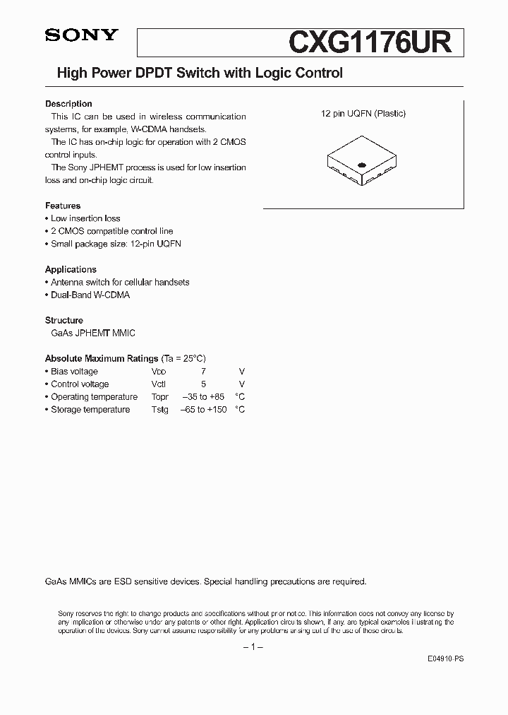 CXG1176UR_3123328.PDF Datasheet