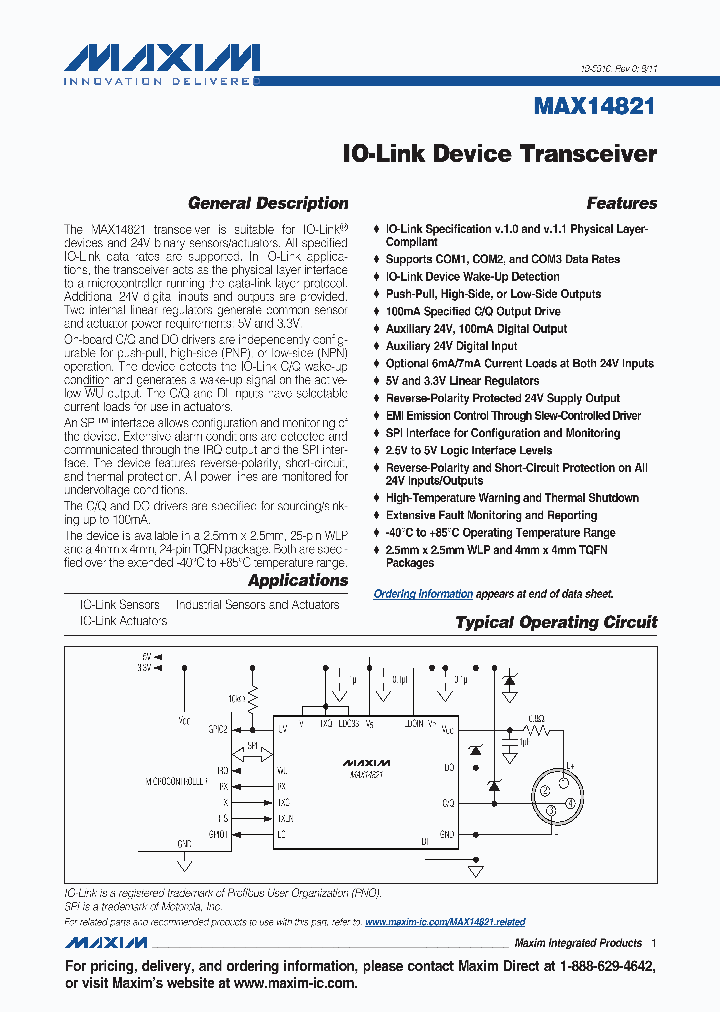 MAX14821EWA_3124264.PDF Datasheet