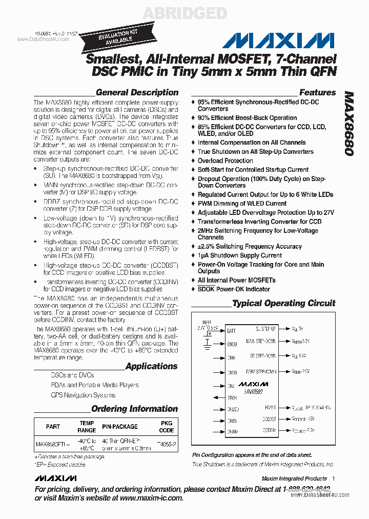 MAX8680_3123885.PDF Datasheet