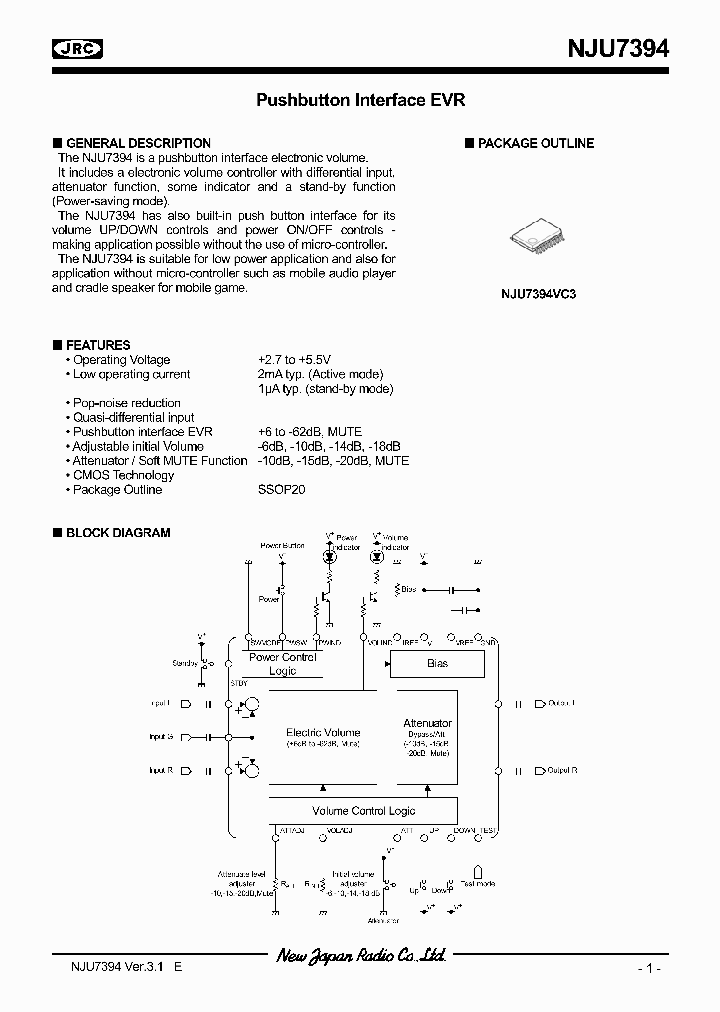 NJU7394_3125798.PDF Datasheet