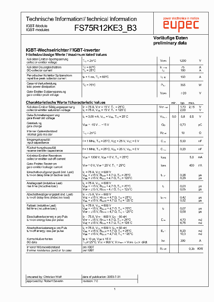 DBFS75R12KE3B320_3126761.PDF Datasheet