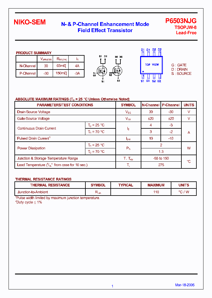 P6503NJG_3127095.PDF Datasheet