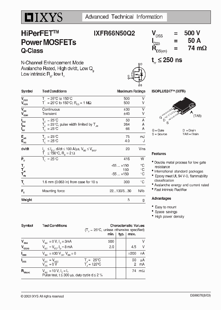 IXFR66N50Q2_3129004.PDF Datasheet