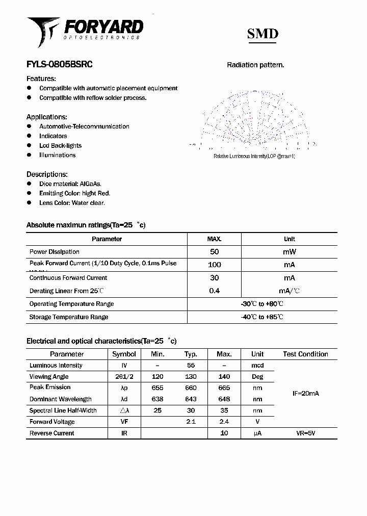 FYLS-0805BSRC_3128923.PDF Datasheet