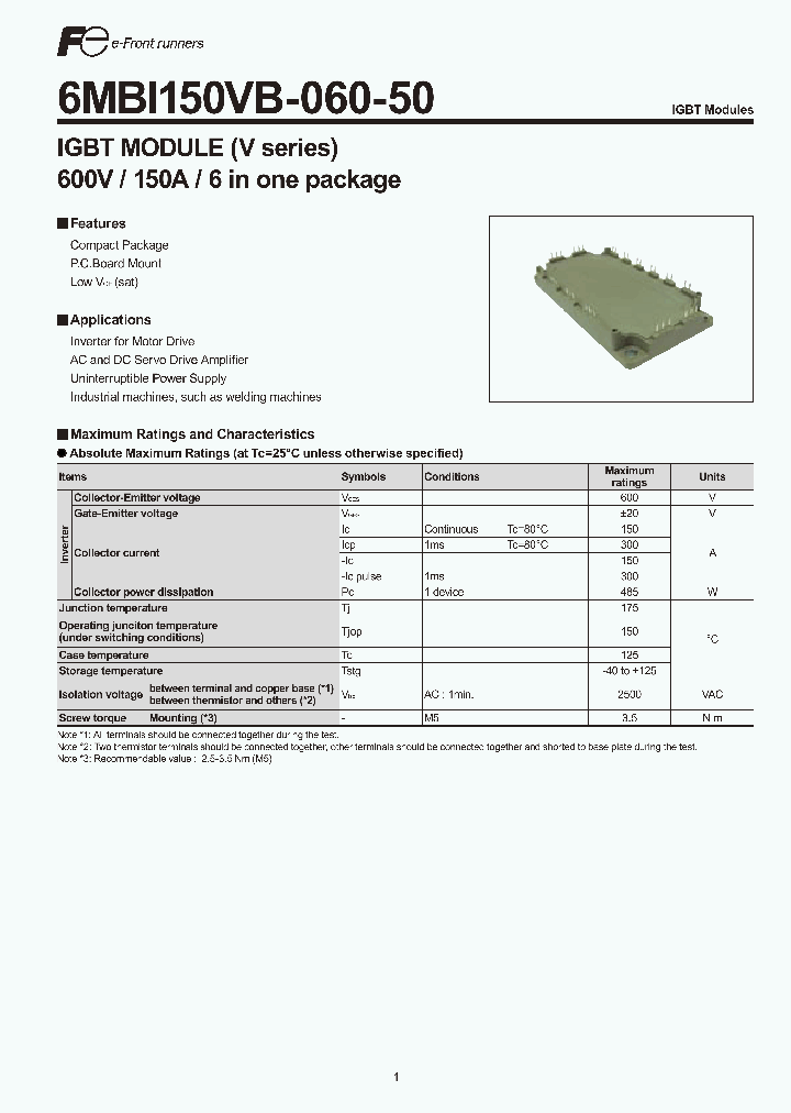 6MBI150VB-060-50_3129644.PDF Datasheet
