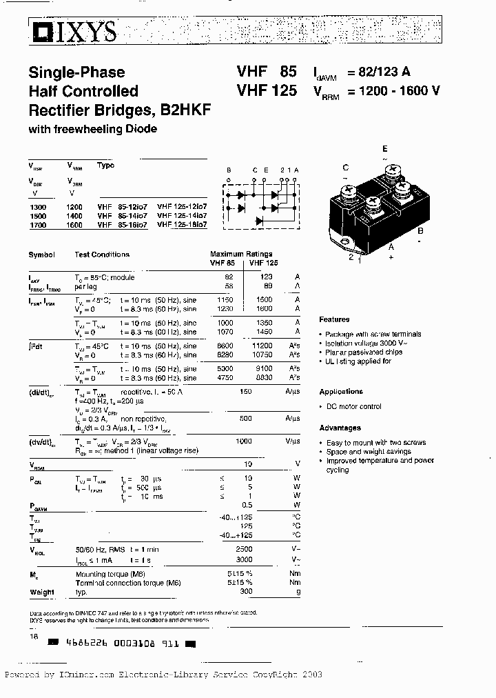 VHF85-16IO7_3130091.PDF Datasheet