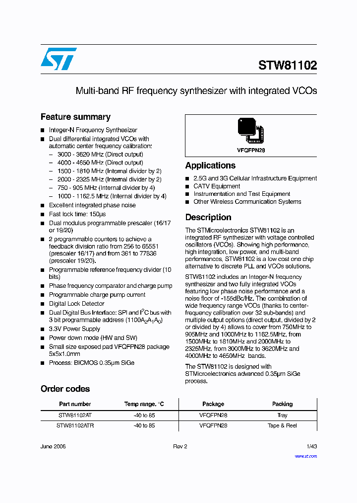 STW81102_3130036.PDF Datasheet