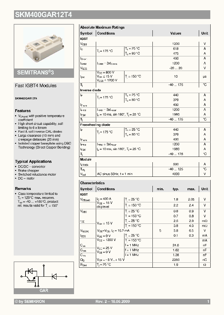 SKM400GAR12T40906_3130951.PDF Datasheet
