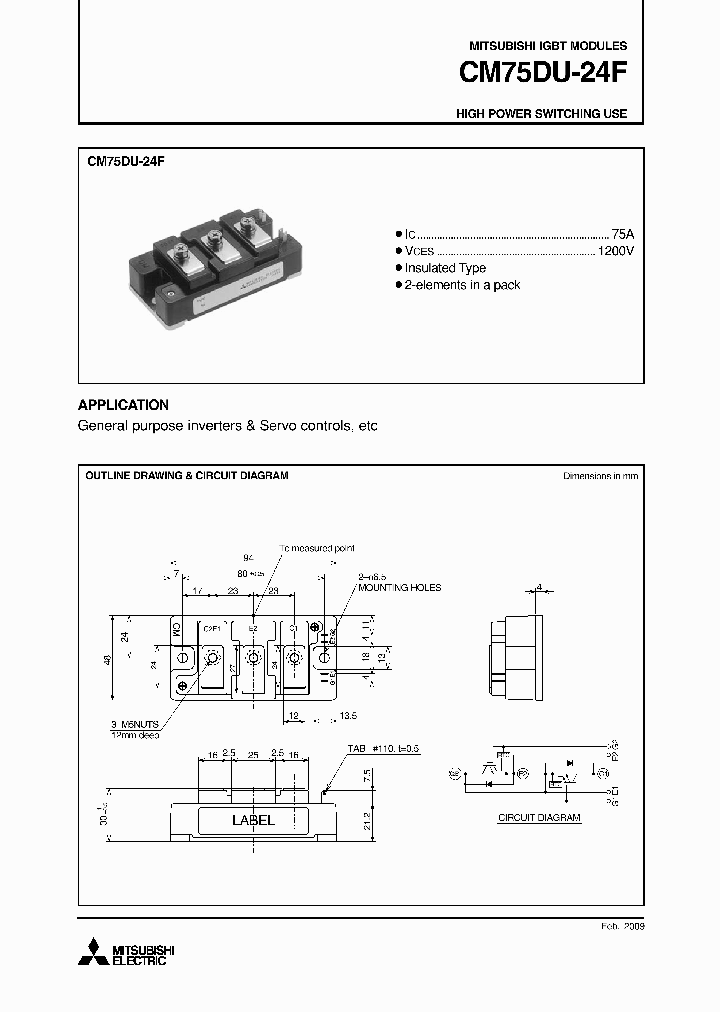 CM75DU-24F09_3131008.PDF Datasheet