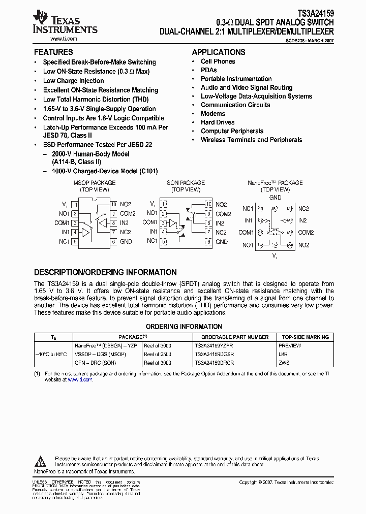 TS3A24159DRCR_3131221.PDF Datasheet
